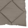 vidaXL Sommerdecke Hellgrau 200 x 135 cm Mikrofaser