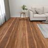 vidaXL Bodenplatten 55 pcs Braun 5,11 m&sup2; PVC