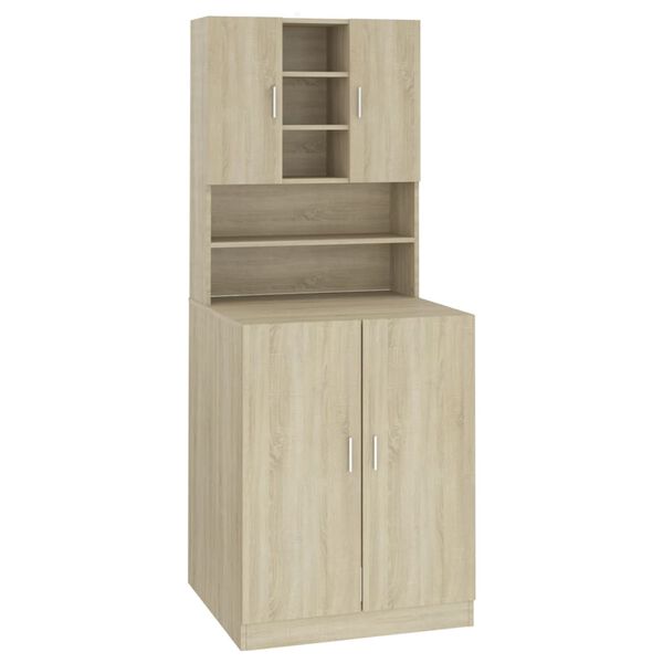 vidaXL Waschmaschinenschrank Sonoma-Eiche