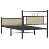 vidaXL Bettgestell ohne Matratze Sonoma-Eiche 75x190 cm Holzwerkstoff