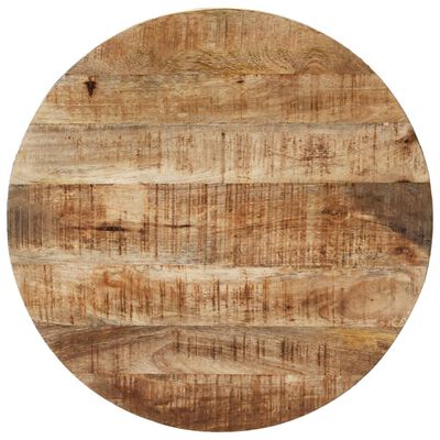 vidaXL Couchtisch Ø68 cm Raues Mangoholz