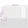 vidaXL Zaun mit Pfosten Gr&uuml;n 1 x 100 m Stahl und PVC