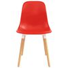 vidaXL Esszimmerst&uuml;hle 6 pcs Rot 47 x 50,5 x 83 cm
