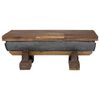 vidaXL Couchtisch Natur 90 x 50 x 35 cm Holz