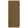 vidaXL Beistellschrank Honigbraun 60x36x84 cm Massivholz Kiefer