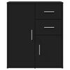 vidaXL Sideboard Schwarz 60x31x70 cm Holzwerkstoff