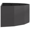 vidaXL Pflanzk&uuml;bel Schwarz 120 x 60 x 35 cm Stahl