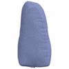 vidaXL R&uuml;cken Kissen Jeans blau 80 x 24 x 50 cm Stoff