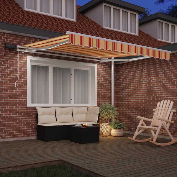 vidaXL Einziehbare Markise mit 350 x 250 cm Stoff