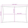 vidaXL Sonnensegel Oxford-Gewebe Rechteckig 2,5x5 m Orange