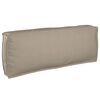 vidaXL Sofa Set mit Kissen Uni 5 pcs Taupe Massivholz Akazie
