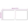 vidaXL Teppichl&auml;ufer MARSA Grau 450 x 100 cm Polyester und PVC