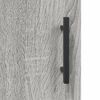 vidaXL Schreibtisch Grau Sonoma 140x50x75 cm Holzwerkstoff