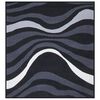 vidaXL Teppichl&auml;ufer Schwarz 80x100 cm