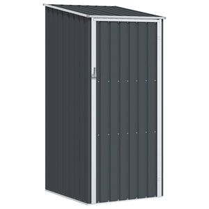 vidaXL Ger&auml;tehaus Anthrazit 87x98x159 cm Verzinkter Stahl