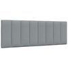 vidaXL Bettgestell ohne Matratze "Hanko" Hellgrau 140x190 cm Stoff