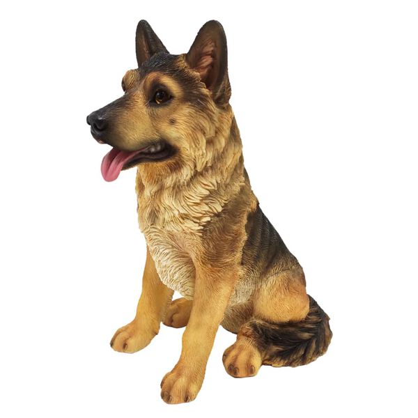 Esschert Design Deutscher Sch&auml;ferhund Sitzend 15,8&times;23,4&times;28,5 cm