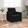 vidaXL Schlafsofa Schwarz 74 x 77 x 81 cm Stoff