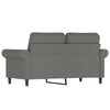 vidaXL 2-Sitzer-Sofa Dunkelgrau 120 cm Stoff
