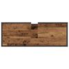 vidaXL Badezimmerm&ouml;bel-Set mit Regal 2 pcs Altholz Holzwerkstoff