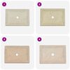 vidaXL Waschbecken Creme 50x35x10 cm Marmor