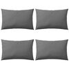 vidaXL Gartenkissen 4 Stk. 60 x 40 cm Grau