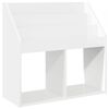 vidaXL Kinderregal Hochglanz Wei&szlig; 72,5 x 29,5 x 69 cm Holzwerkstoff