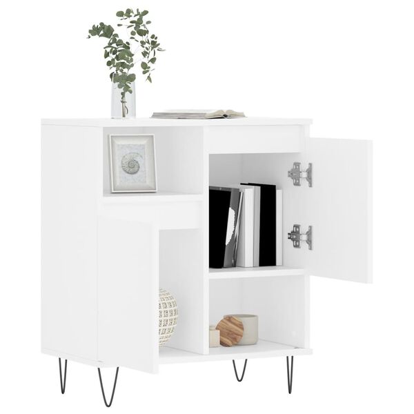 vidaXL Sideboard Wei&szlig; 60x35x70 cm Holzwerkstoff
