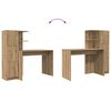 vidaXL Schreibtisch 2 pcs Artisan-Eiche