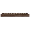 vidaXL Bettgestell ohne Matratze Braun Eiche 90x200 cm Holzwerkstoff
