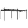 vidaXL Pergola mit Schiebedach Anthrazit 589x292x230 cm