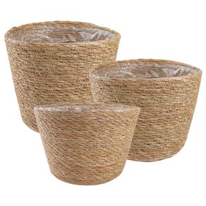vidaXL 3 stk. Natur &Oslash;26 x 19 cm 100% Seegras