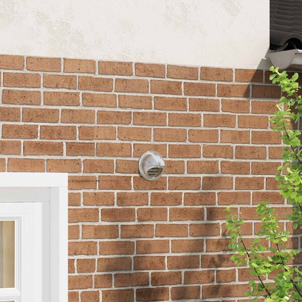 vidaXL L&uuml;ftungsgitter 2 pcs Silber 80 mm Edelstahl