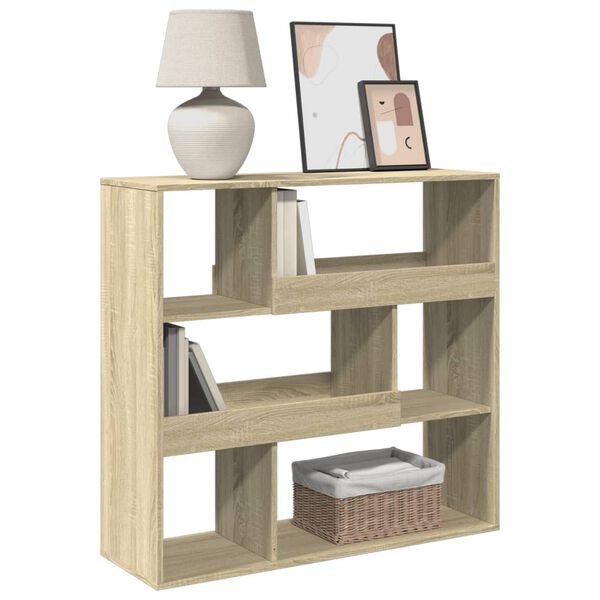 vidaXL Raumteiler Sonoma-Eiche 100x33x94,5 cm Holzwerkstoff