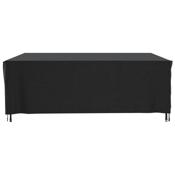 vidaXL Gartenm&ouml;bel-Abdeckungen 2 Stk. Schwarz 260x260x90cm Wasserdicht