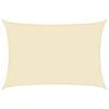 vidaXL Sonnensegel 160 g/m&sup2; Creme 3x5 m HDPE