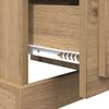 vidaXL Nachttisch Artisan-Eiche 39 x 39 x 47,5 cm Holzwerkstoff