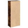 vidaXL Badezimmerschrank mit Rollenhalter R&auml;uchereiche 39x22x90 cm