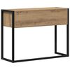 vidaXL Beistelltisch mit Speicher Kunsthandwerk Eiche 100 x 36 x 75 cm