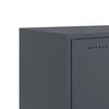 vidaXL TV-Schrank Anthrazit 68x39x43,5 cm Kaltgewalzter Stahl
