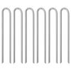 vidaXL Zeltheringe 6 Stk. U-Form 41,5 cm &Oslash;12 mm Verzinkter Stahl