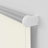 vidaXL Verdunkelungsrollo Cremewei&szlig; 120x175cm Stoffbreite 116,6cm