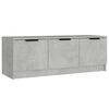 vidaXL TV-Schrank Betongrau 102x35x36,5 cm Holzwerkstoff