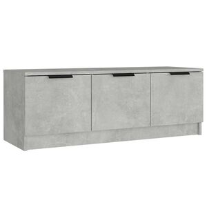 vidaXL TV-Schrank Betongrau 102x35x36,5 cm Holzwerkstoff