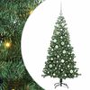 vidaXL Weihnachtsbaum Gr&uuml;n 120 cm PVC