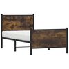 vidaXL Metallbett ohne Matratze R&auml;uchereiche 90x190 cm