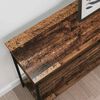 vidaXL Konsolentisch mit Regal Altholz 100 x 29 x 75 cm Holzwerkstoff