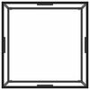 vidaXL Couchtisch Schwarz mit Hartglas 80x80x35 cm