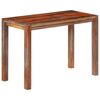 vidaXL Esstisch 110x50x76 cm Massivholz Akazie
