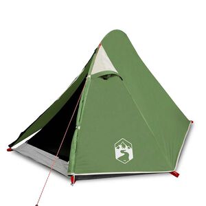 vidaXL Kuppel-Campingzelt 2 Personen Gr&uuml;n Wasserdicht
